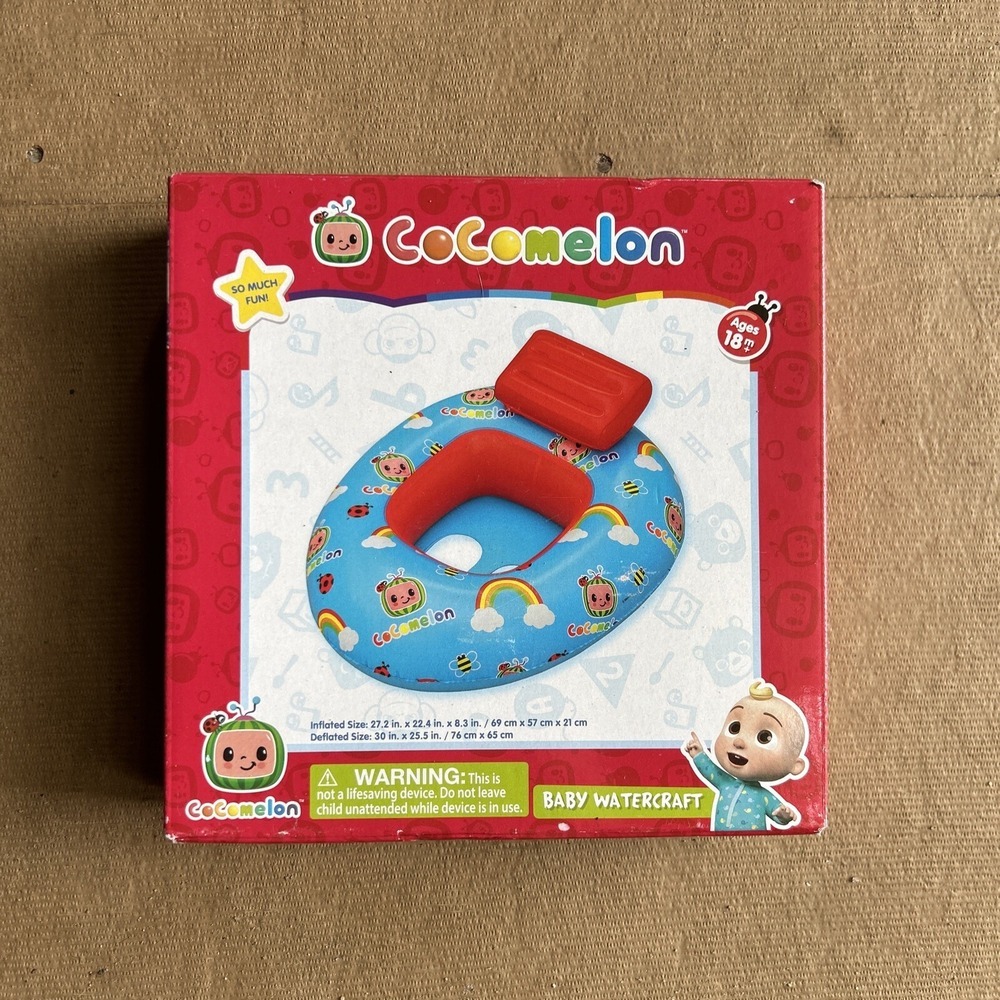 New Cocomelon Baby Toddler Inflatable Float Floatie Water Fun‎ for Pool Swimming
